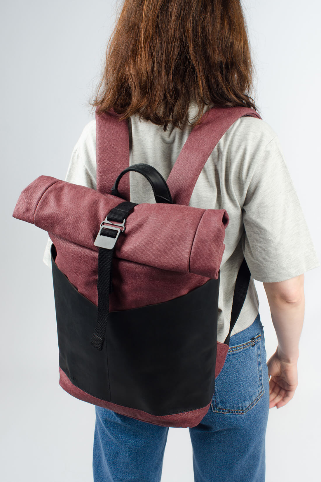 Рюкзак RollTop Arrow Burgundy