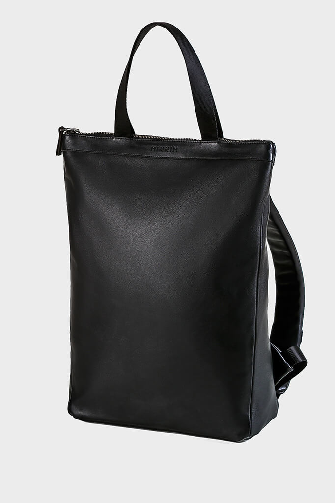 Рюкзак Solid Leather Black 