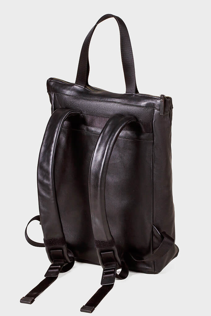 Рюкзак Solid Leather Black 