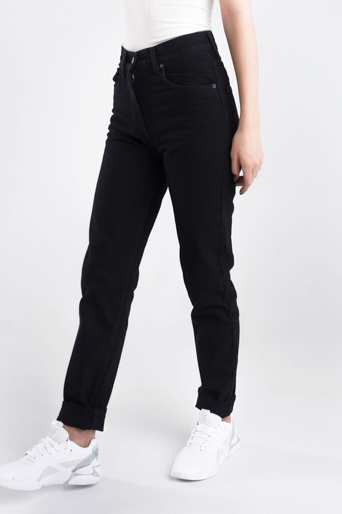 Джинсы Mom Jeans Black