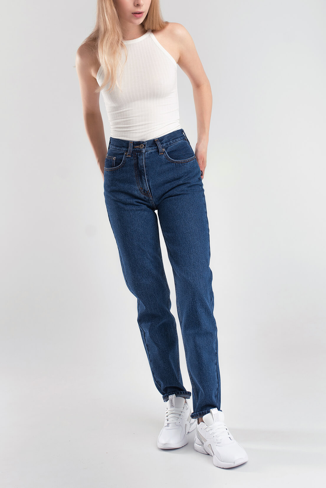 Джинсы Mom Jeans Dark