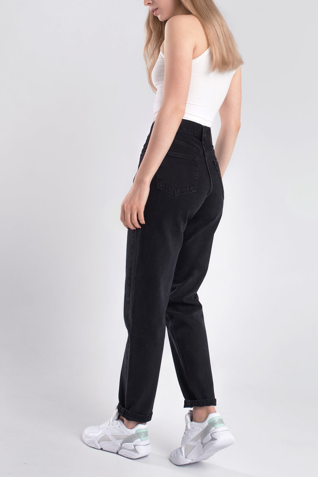 Джинсы Mom Jeans Gray