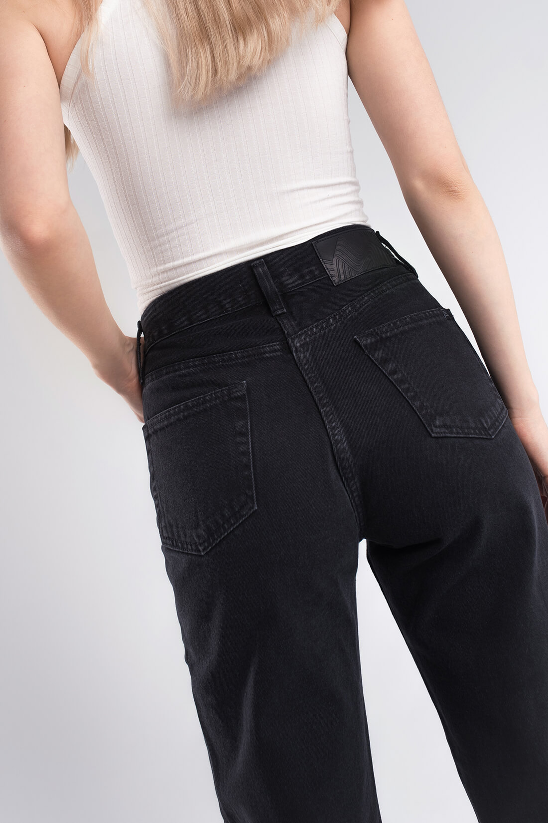 Джинсы Mom Jeans Gray