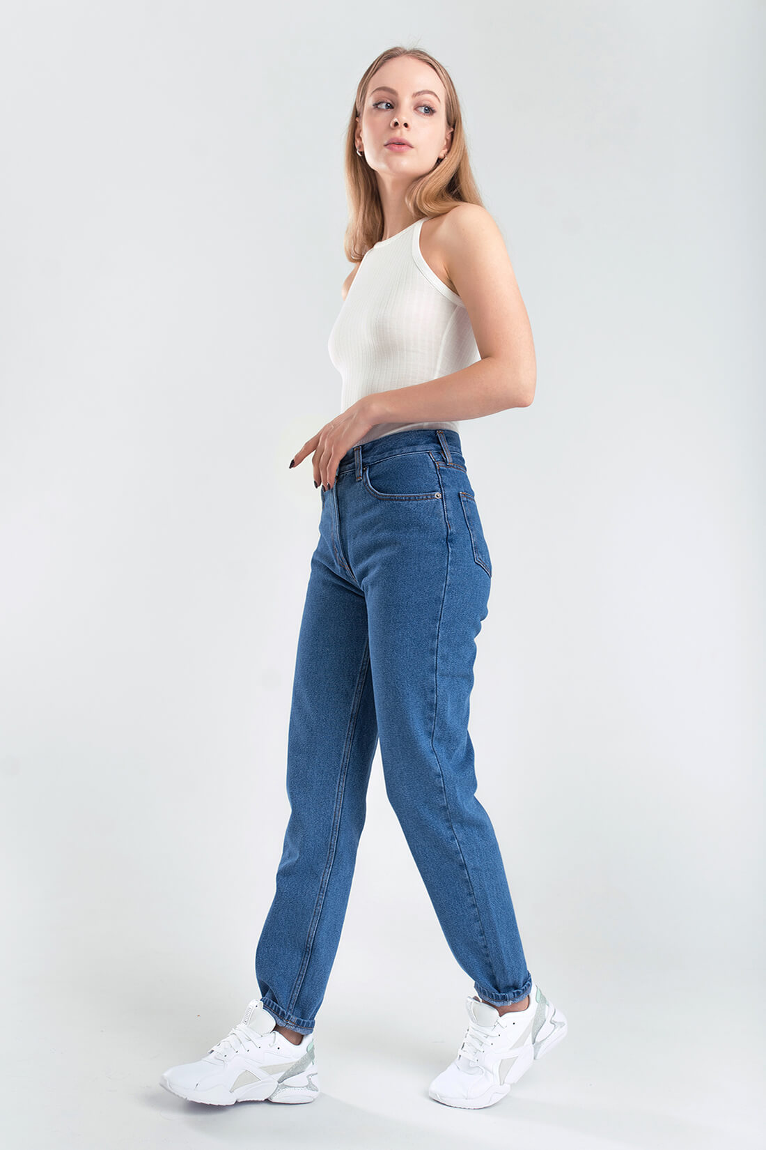 Джинсы Mom Jeans Light